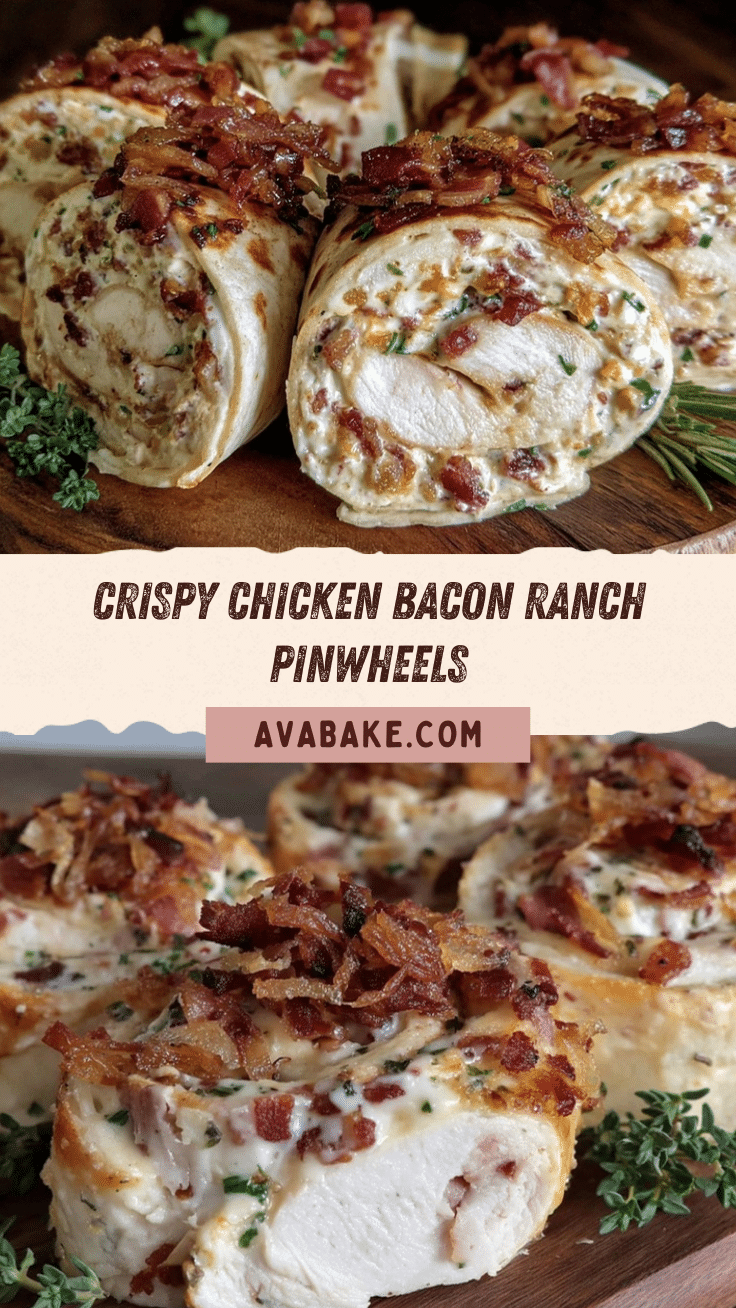 chicken bacon ranch pinwheels recipe