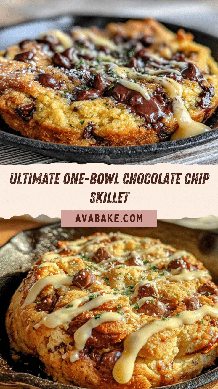 chocolate chip cookie skillet recipe