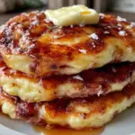 cinnamon roll pancakes - featured image