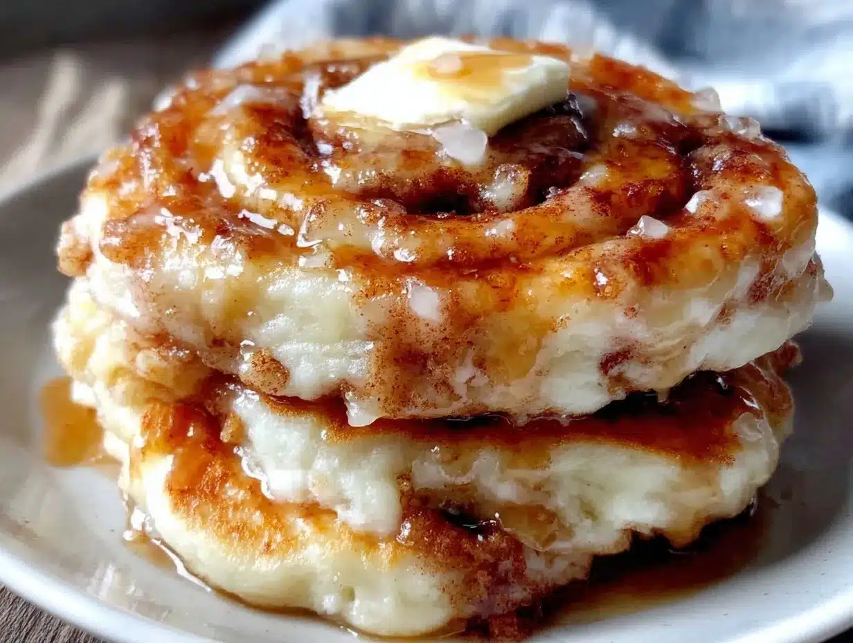 cinnamon roll pancakes preparation steps