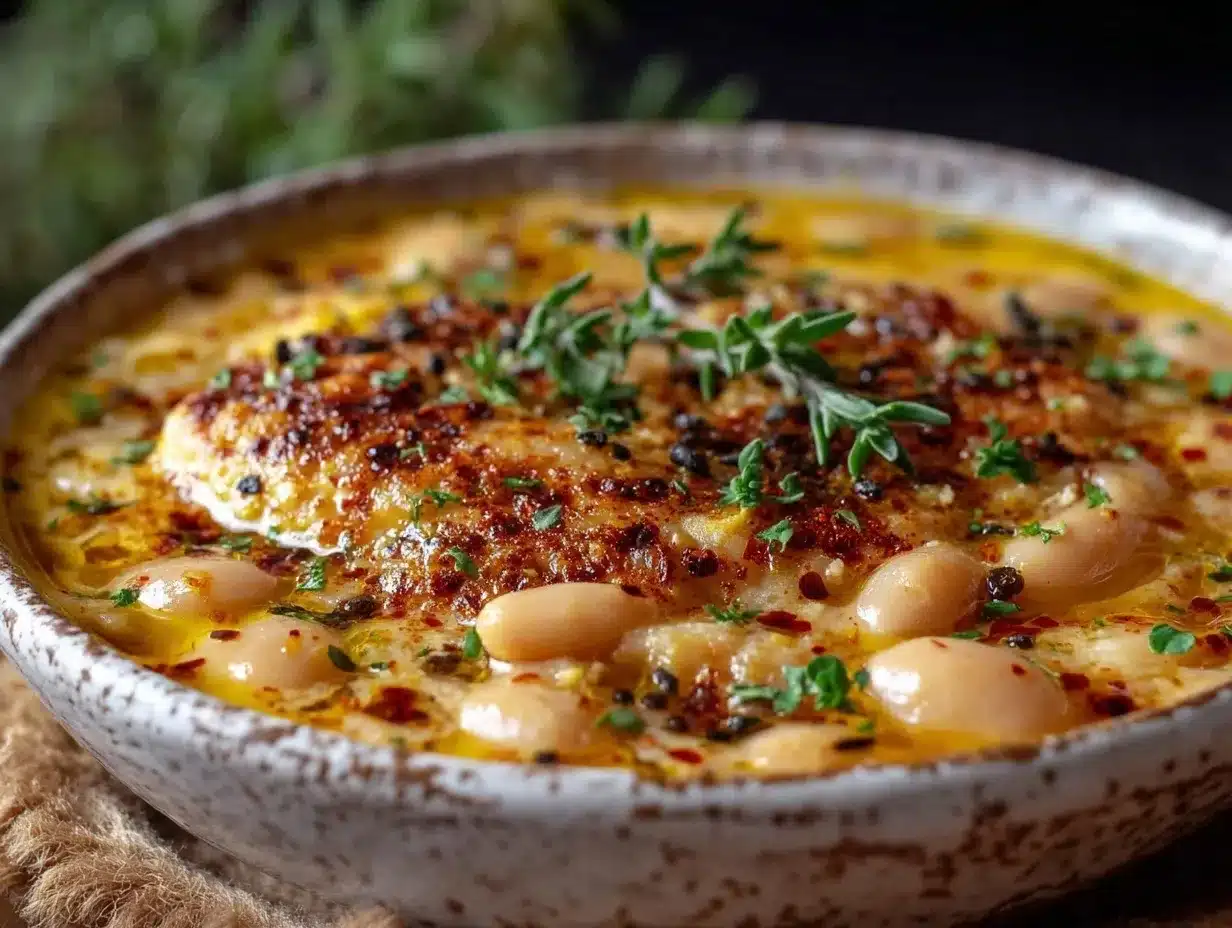 Creamy Brown Butter Tuscan White Bean Soup preparation steps