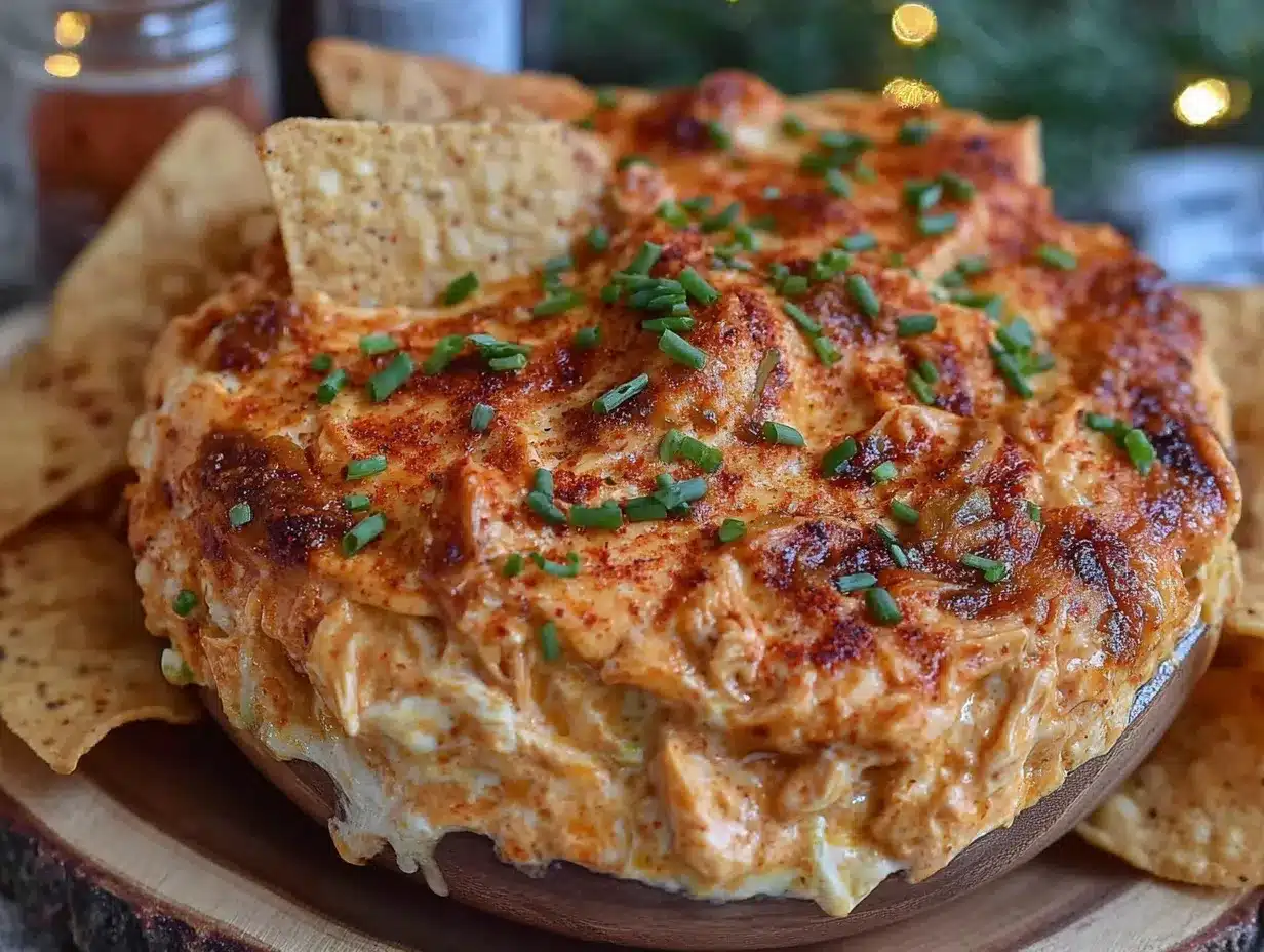 creamy buffalo chicken dip preparation steps
