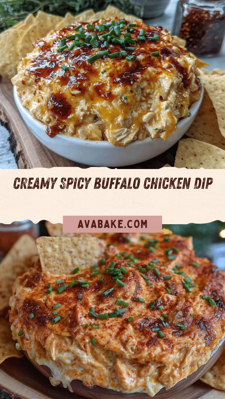 creamy buffalo chicken dip recipe