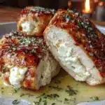 creamy cheese-stuffed chicken breast - featured image