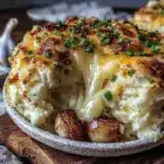creamy cheese-stuffed colcannon mash - featured image