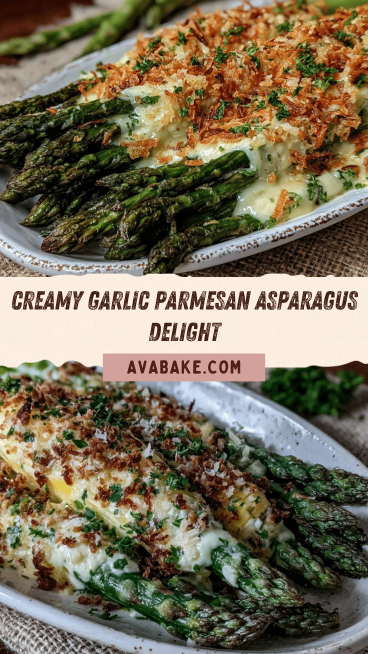 creamy garlic parmesan spring asparagus recipe