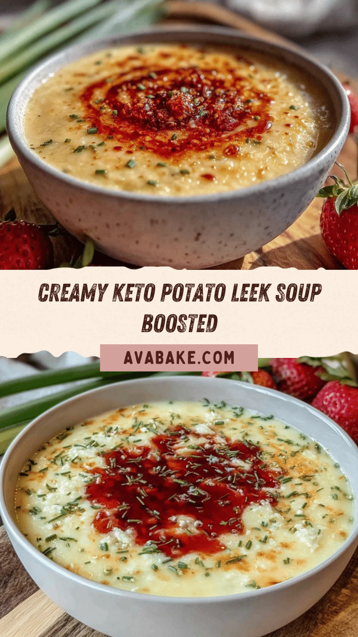 creamy keto potato leek soup recipe