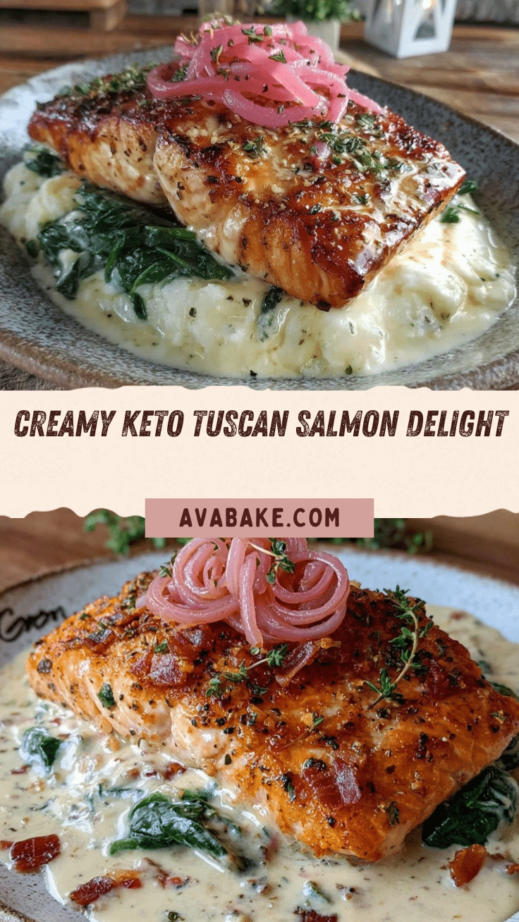 creamy keto tuscan salmon recipe