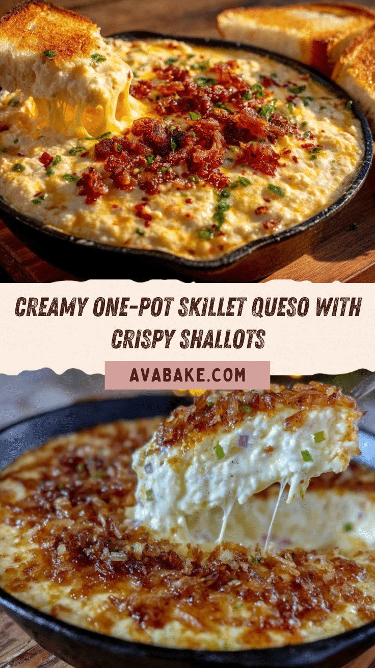 creamy one-pot skillet queso recipe