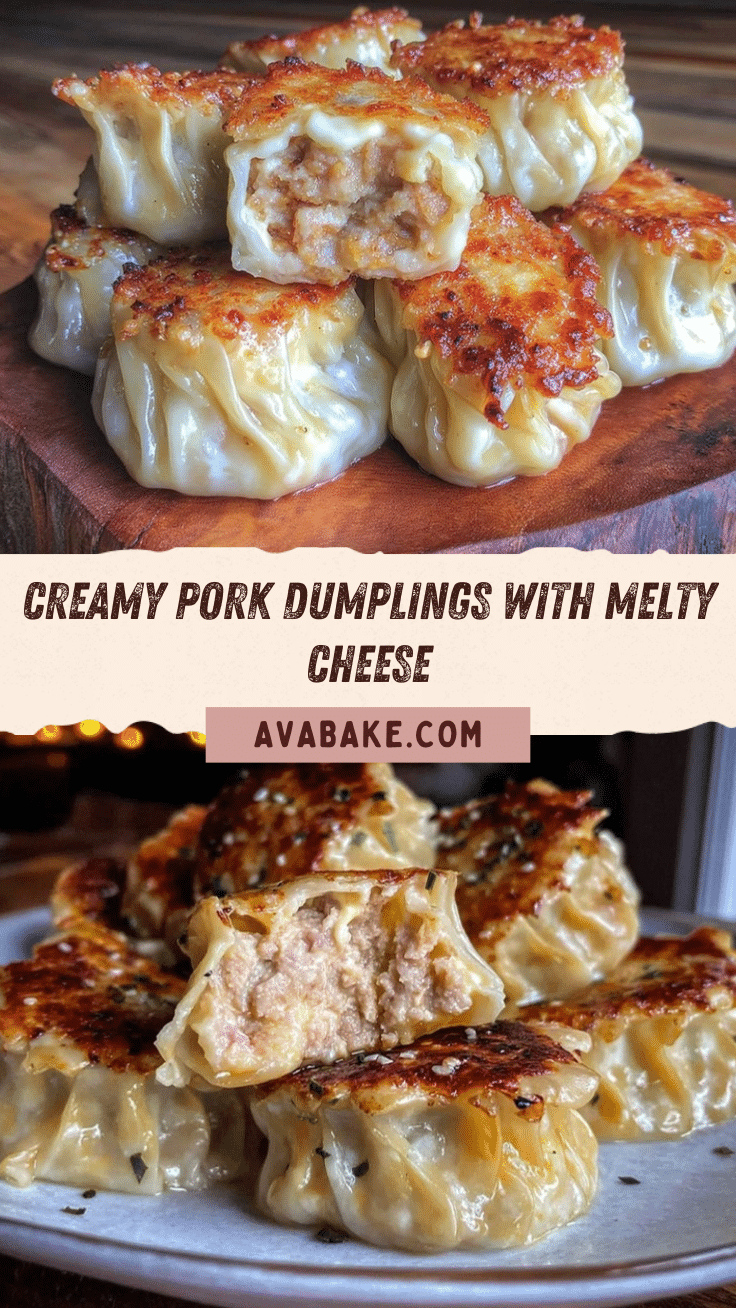 creamy pork dumplings recipe