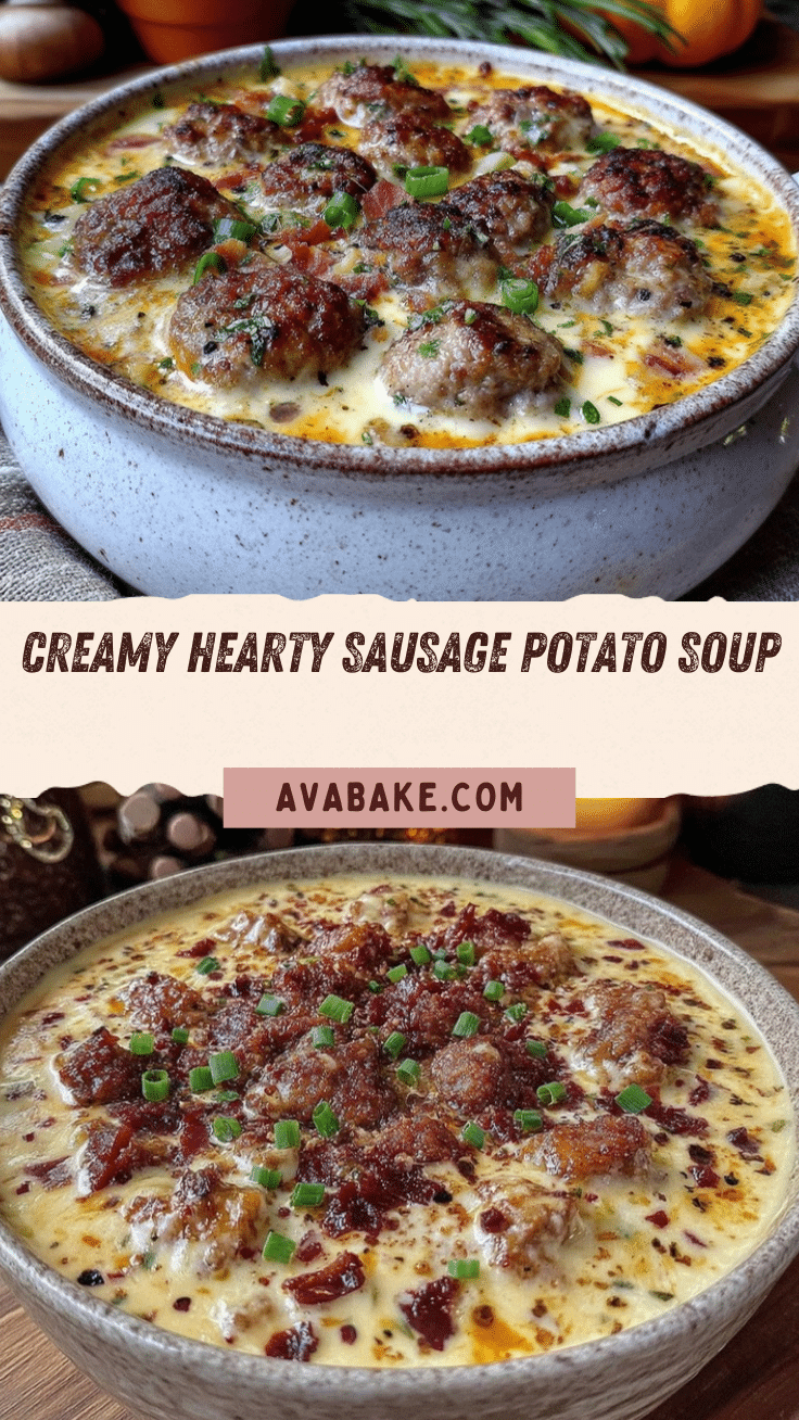 creamy sausage and potato soup recipe