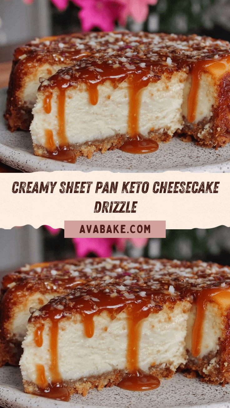 creamy sheet pan keto cheesecake recipe