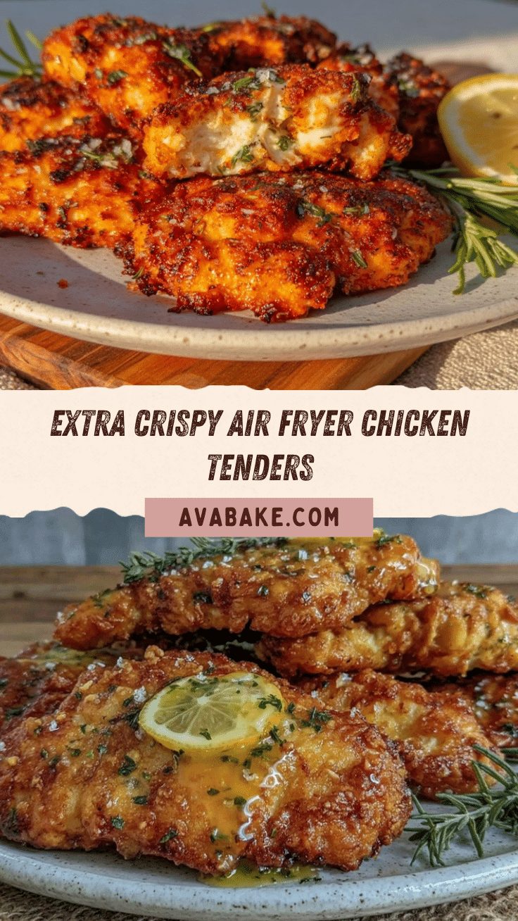 crispy air fryer chicken tenders recipe