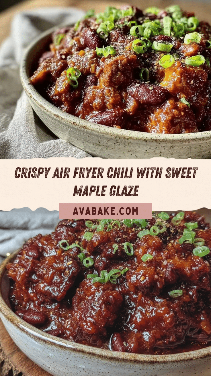 crispy air fryer chili recipe