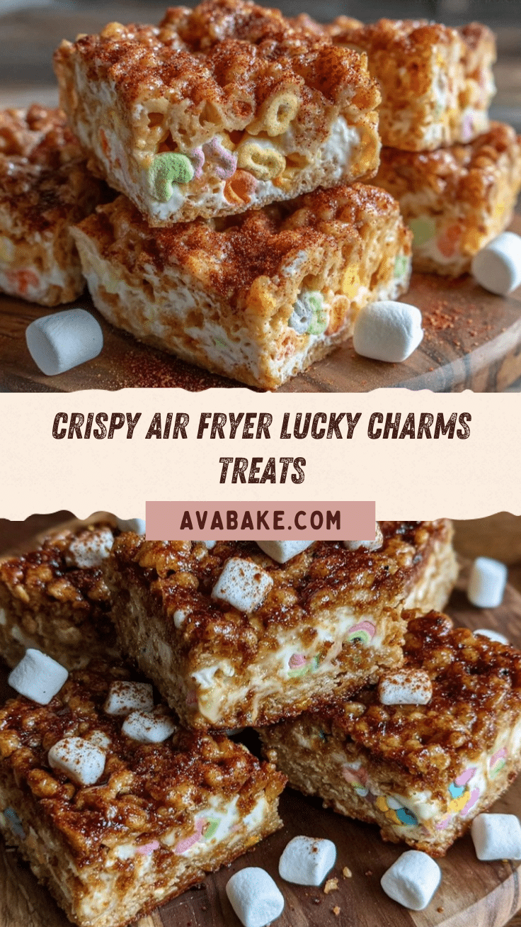 crispy air fryer lucky charms treats recipe