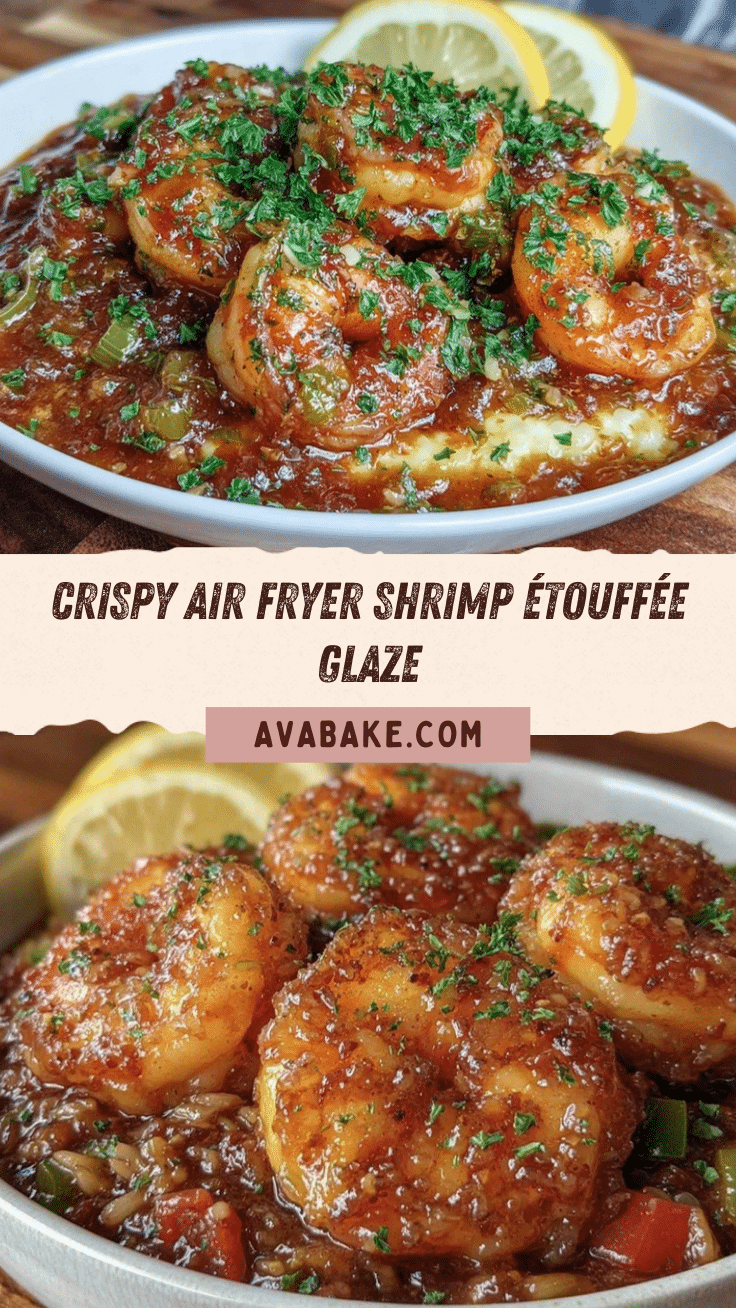 crispy air fryer shrimp étouffée recipe