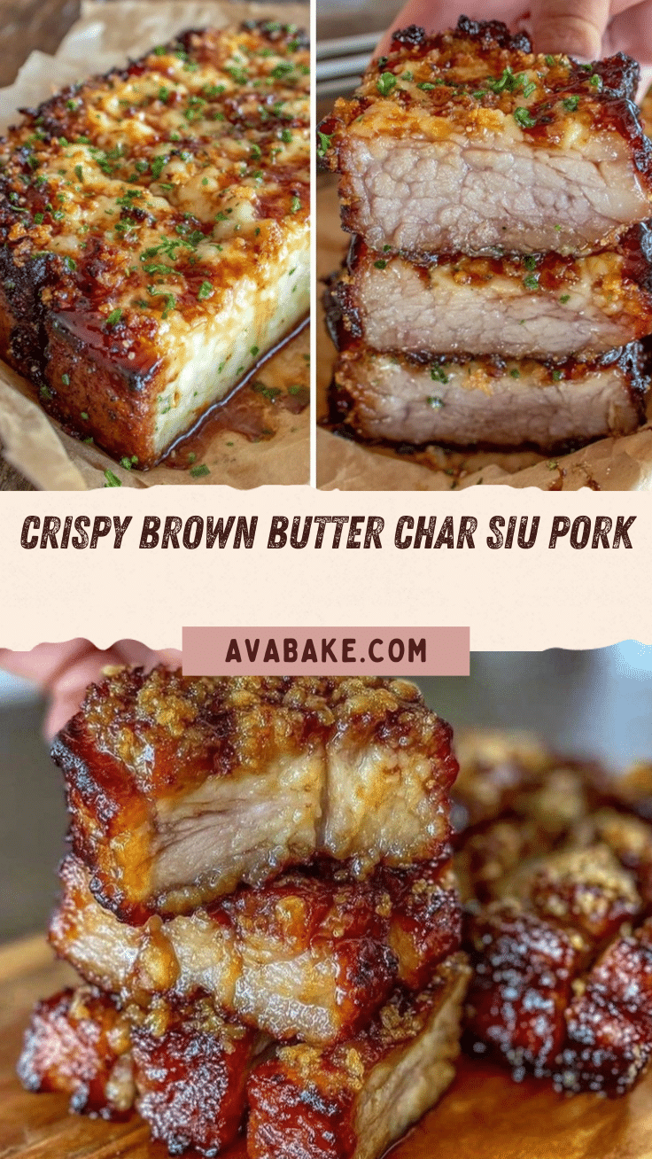 crispy brown butter char siu pork recipe