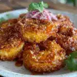 crispy brown butter coconut shrimp - featured image
