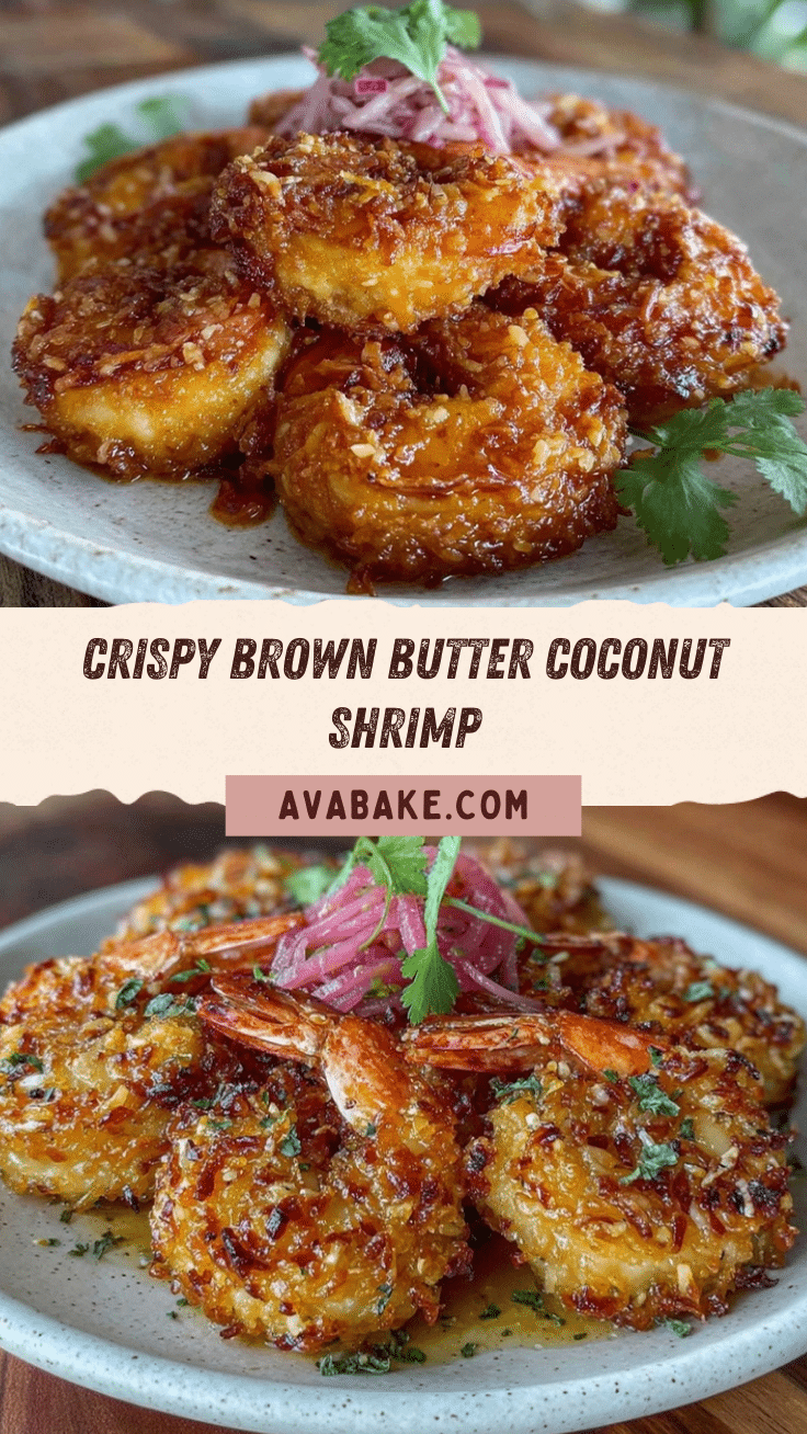 crispy brown butter coconut shrimp recipe