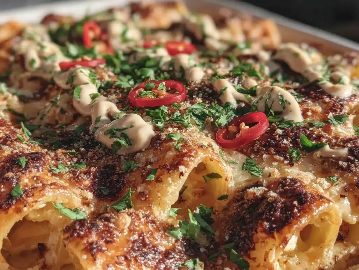 crispy cheese-stuffed baked ziti preparation steps