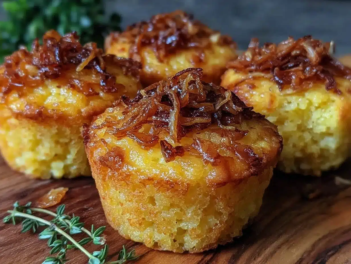 crispy dairy-free cornbread muffins - featured image