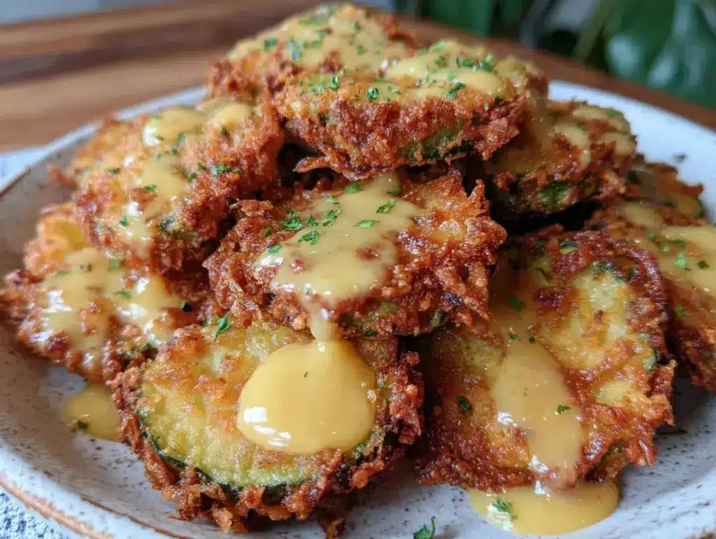 crispy fried pickles - featured image