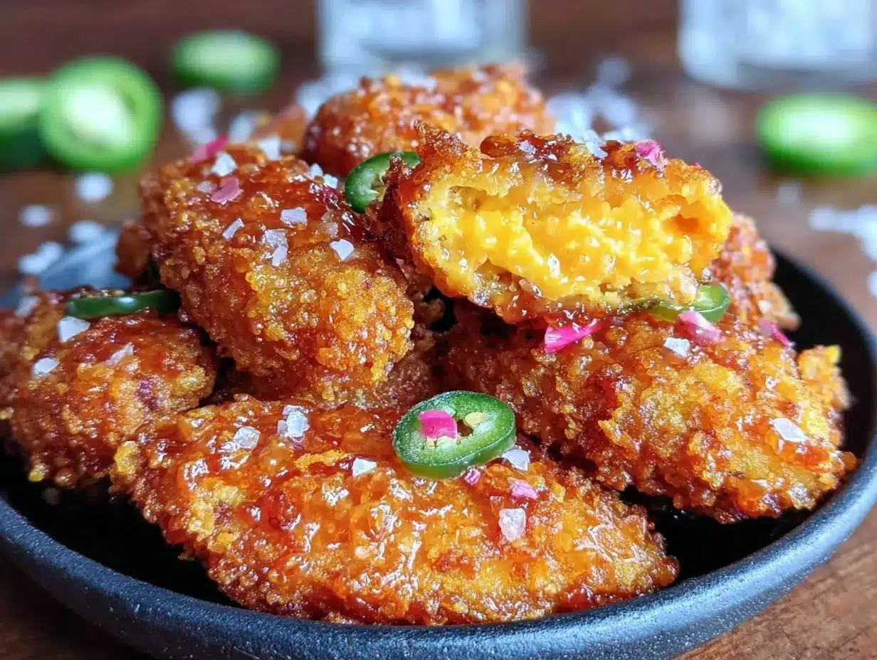 crispy hot honey jalapeño poppers preparation steps