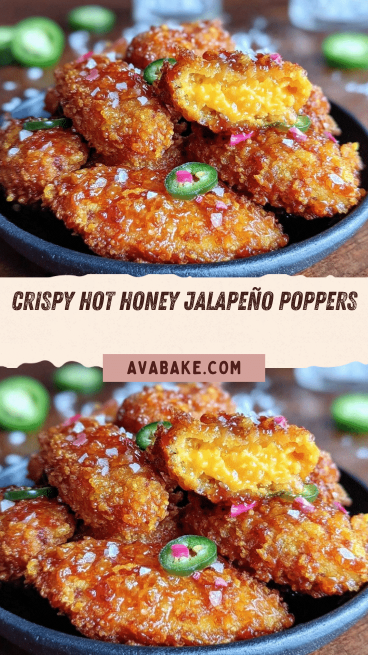 crispy hot honey jalapeño poppers recipe