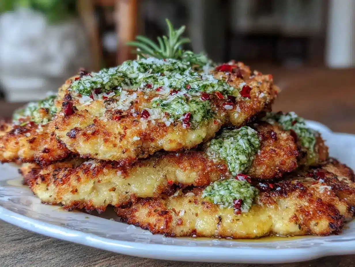 crispy hot honey parmesan chicken cutlets preparation steps