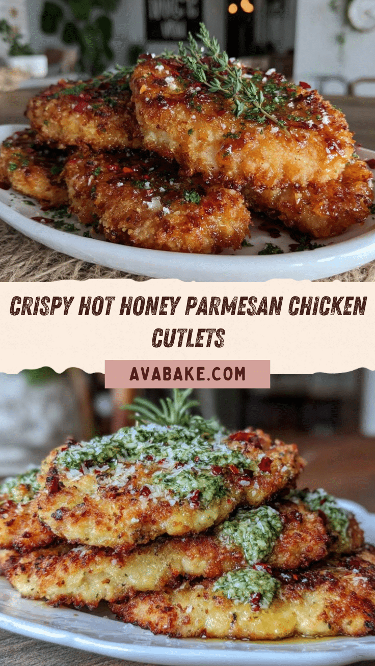 crispy hot honey parmesan chicken cutlets recipe