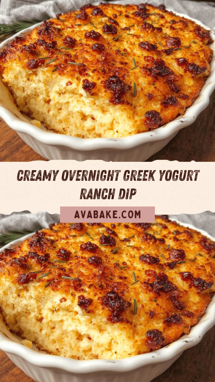 Crispy Overnight Greek Yogurt Ranch Dip recipe