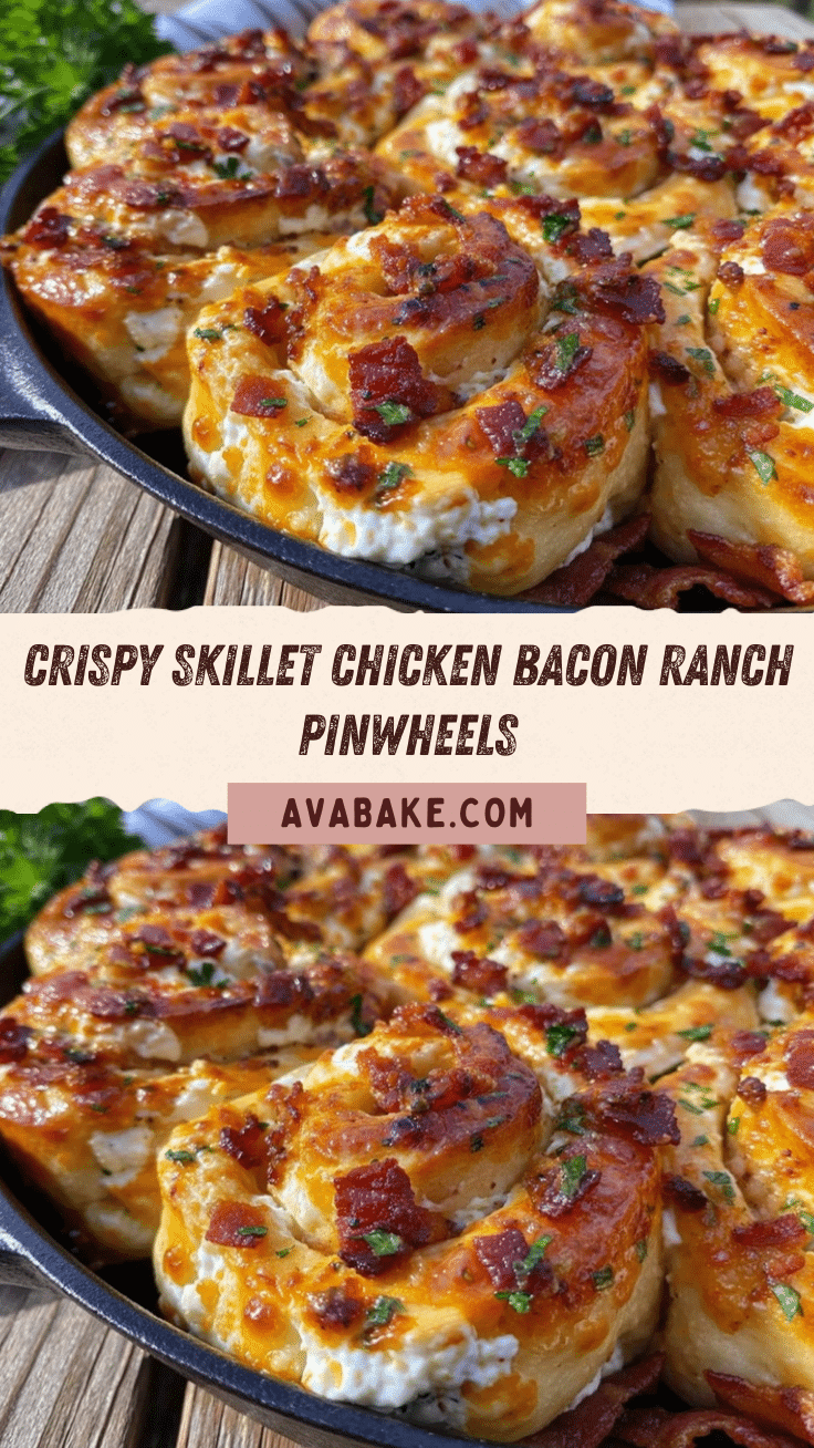 crispy skillet chicken bacon ranch pinwheels recipe