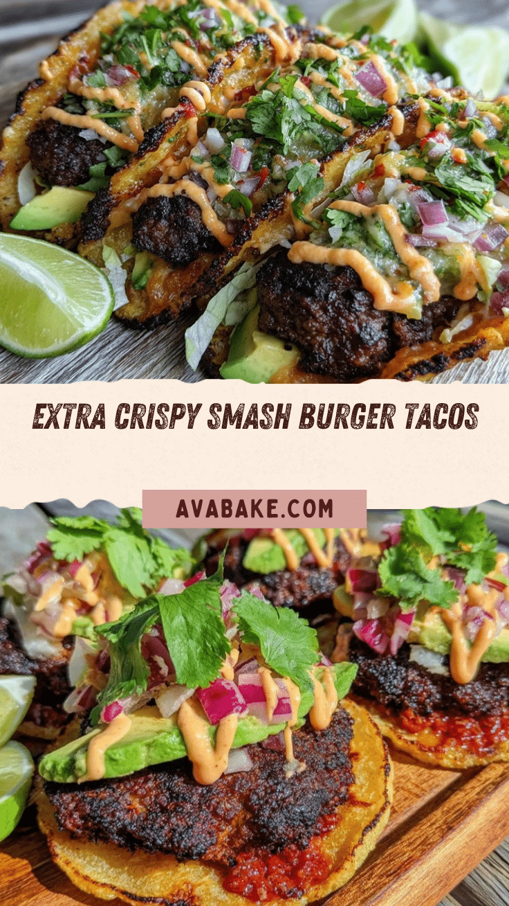 crispy smash burger tacos recipe