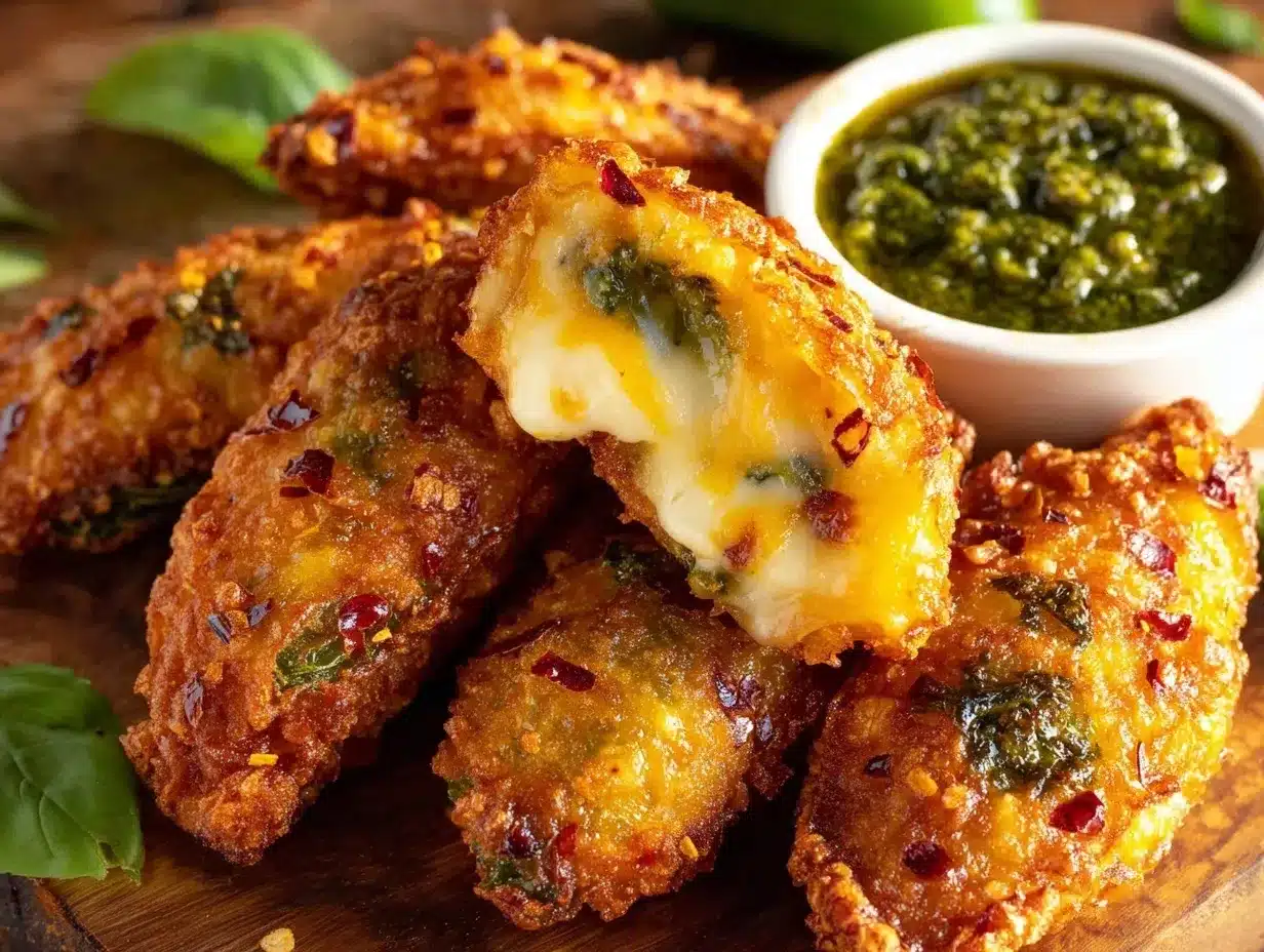 crispy spicy jalapeño poppers preparation steps