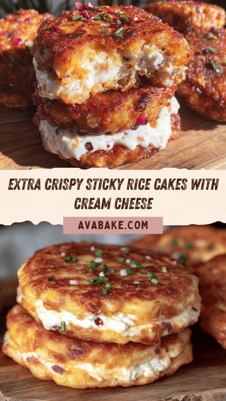crispy sticky rice cakes recipe