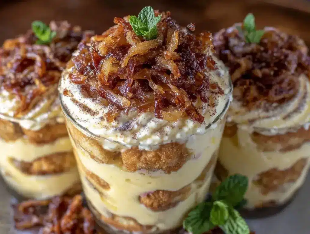 crispy tiramisu cups - featured image