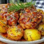 crockpot honey garlic chicken - featured image