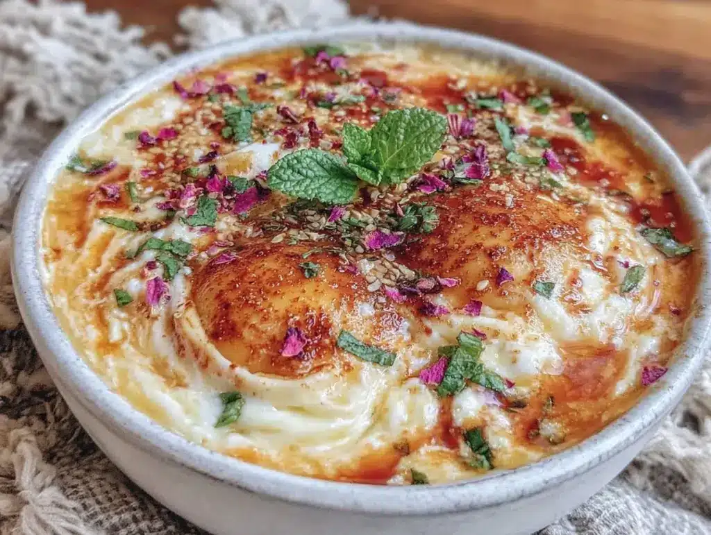 easy creamy egg drop soup - featured image