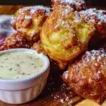 easy crispy beignets - featured image