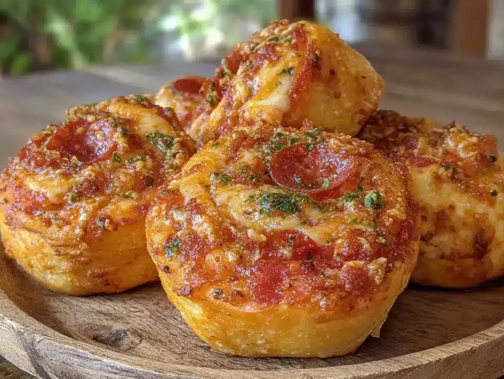 easy crispy pepperoni pizza rolls - featured image