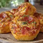 easy crispy pepperoni pizza rolls - featured image