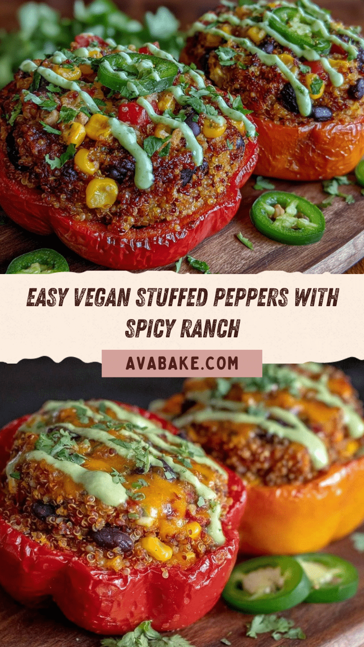 easy vegan stuffed peppers recipe recipe