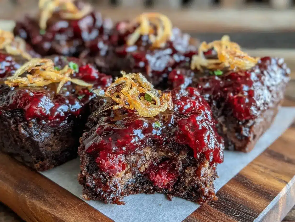 gluten-free raspberry brownies preparation steps