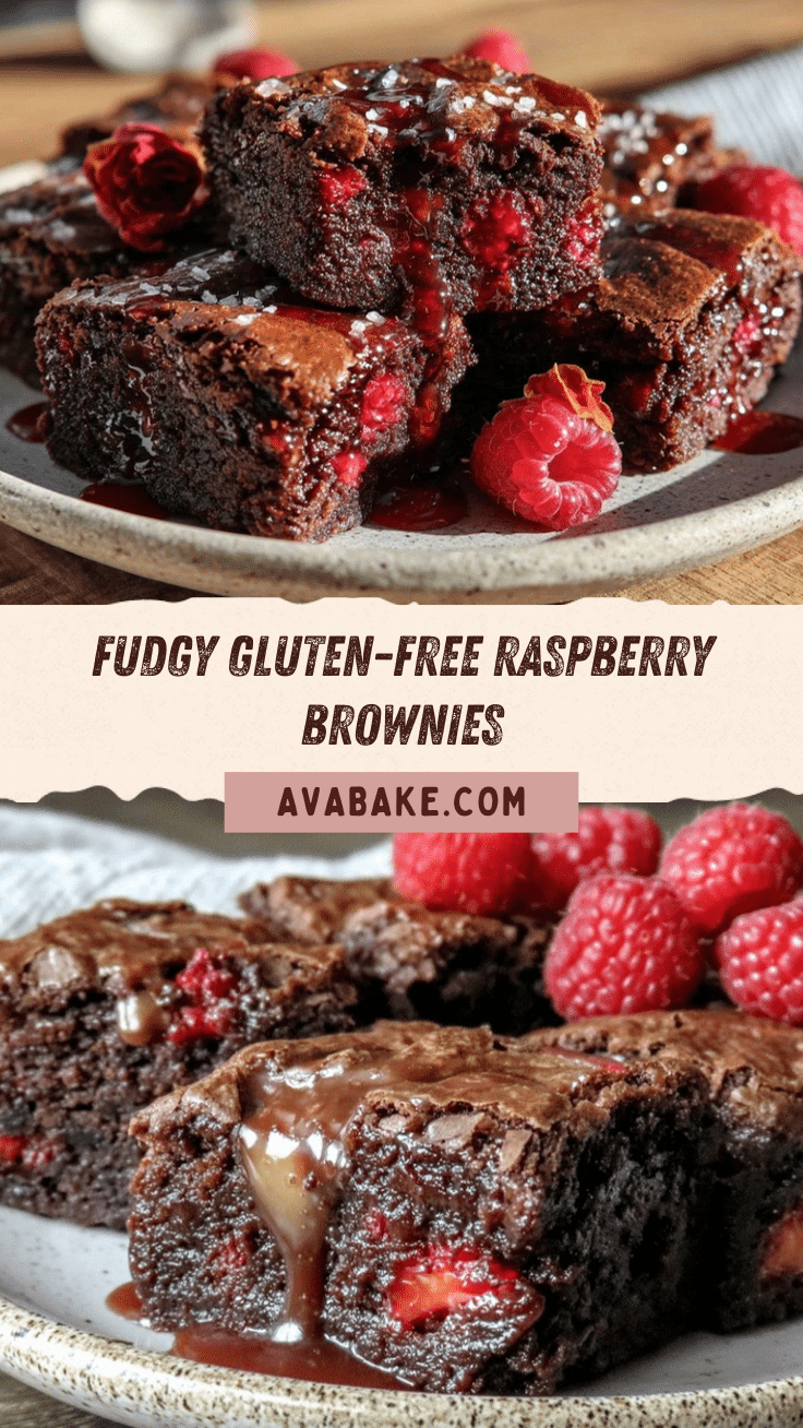 gluten-free raspberry brownies recipe