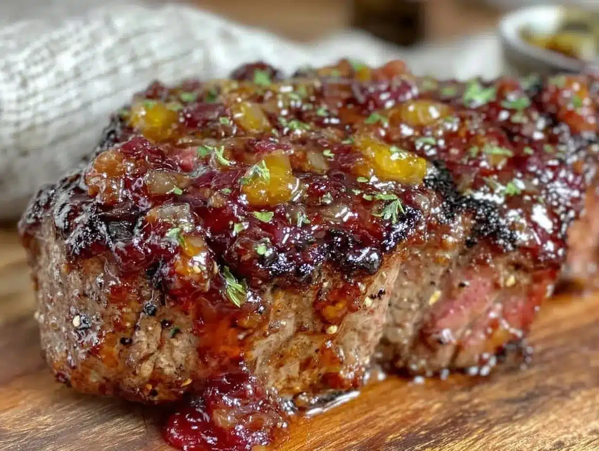 Honey Garlic Butter Filet Mignon preparation steps