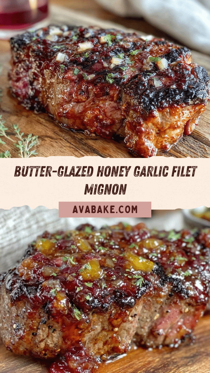Honey Garlic Butter Filet Mignon recipe