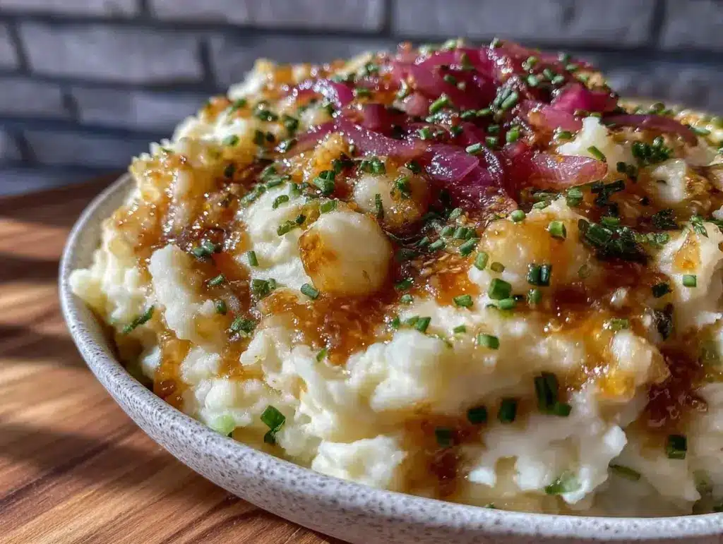 hot honey colcannon mash - featured image