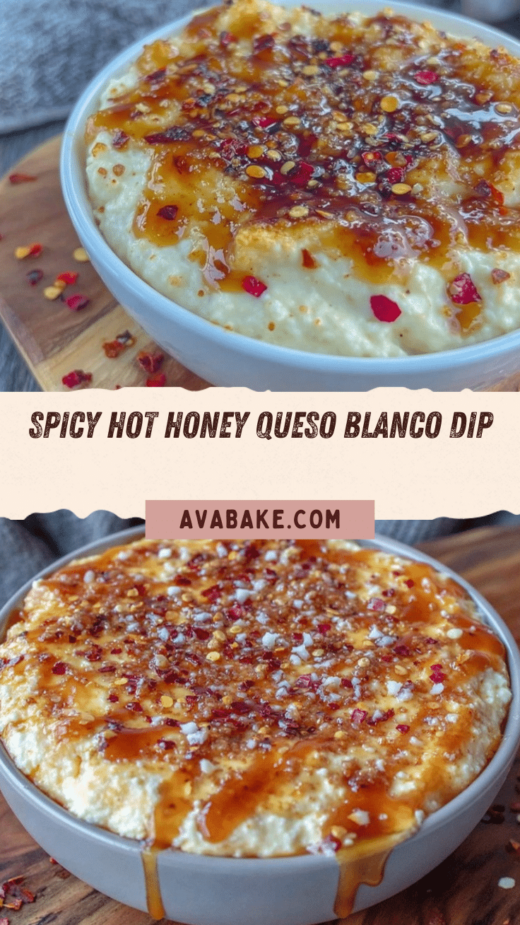hot honey queso blanco dip recipe