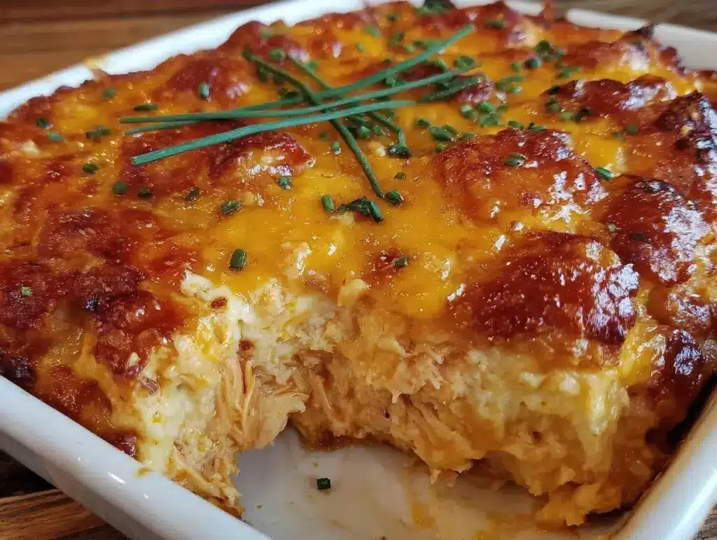 keto buffalo chicken dip - featured image
