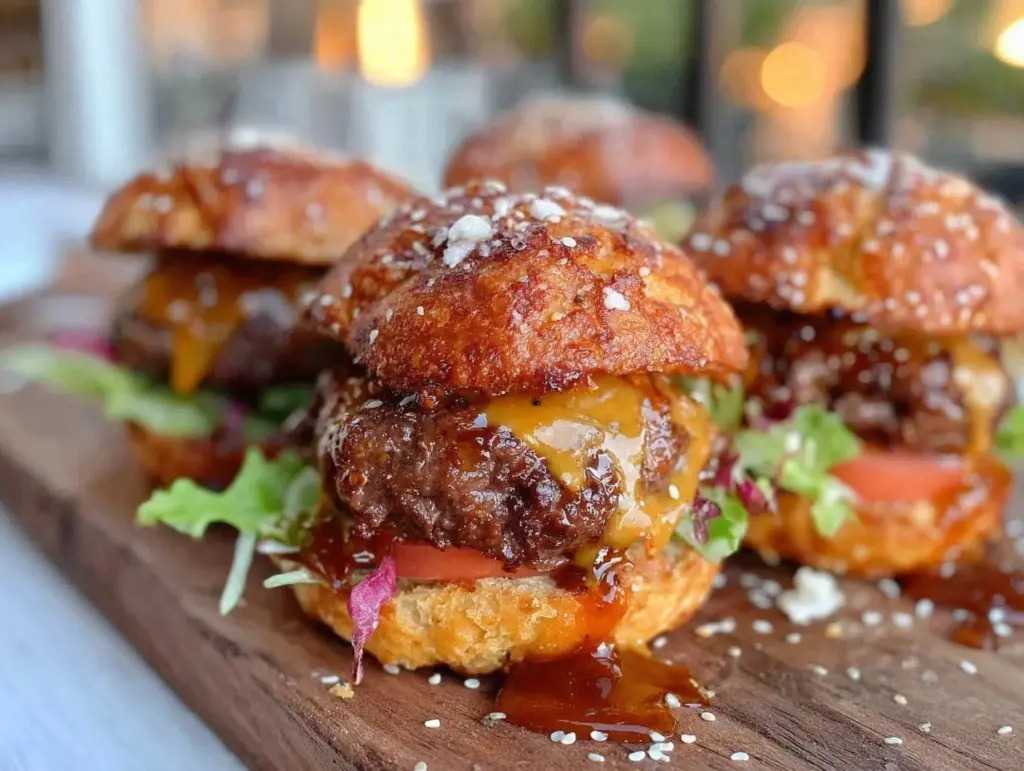 keto cheeseburger sliders - featured image